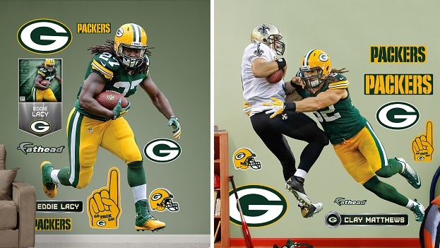 NATIONAL-MILWAUKEE / MADISON - Fathead Official NFL Wall Decals