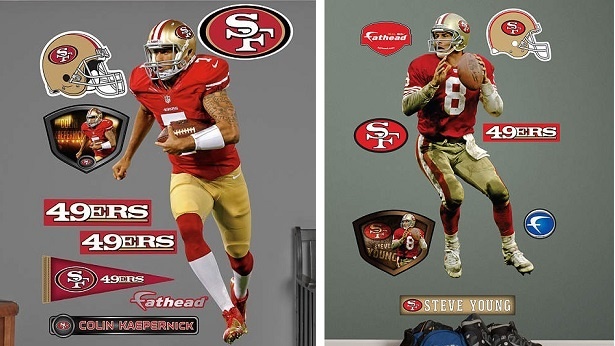 NATIONAL-SAN FRANCISCO / SACRAMENTO - Fathead Official NFL Wall Decals