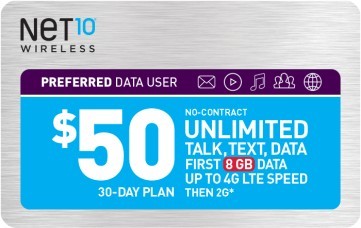 Click to view Net 10 Prepaid Phone Card (e-delivery) Net 10 Prepaid Phone Card (e-delivery)