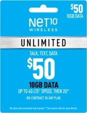 Click to view Net 10 Prepaid Phone Card (e-delivery) Net 10 Prepaid Phone Card (e-delivery)