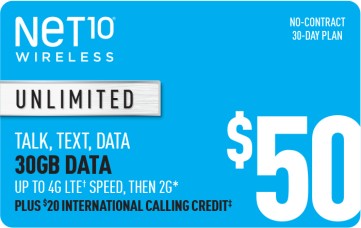 Click to view Net 10 Prepaid Phone Card (e-delivery) Net 10 Prepaid Phone Card (e-delivery)
