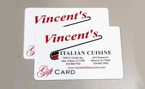 New Orleans - $50 Gift Card to Vincent's Italian Restaurant