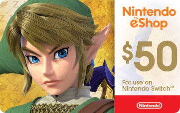 Nintendo $50 eGift