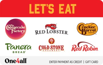 One4all Let's Eat Gift Card