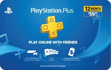 Click to view PlayStation Plus 12 Month Membership $59.99 PlayStation Plus 12 Month Membership $59.99