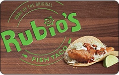 Click to view Rubio's Gift Card Rubio's Gift Card
