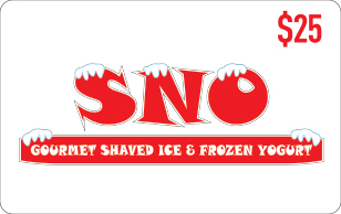 Click to view Sno $25 eGift Sno $25 eGift