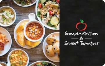 Click to view Sweet Tomatoes & Souplantation eGift Sweet Tomatoes & Souplantation eGift