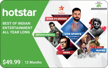 Click to view Hotstar Tappp eGift Card Hotstar Tappp eGift Card