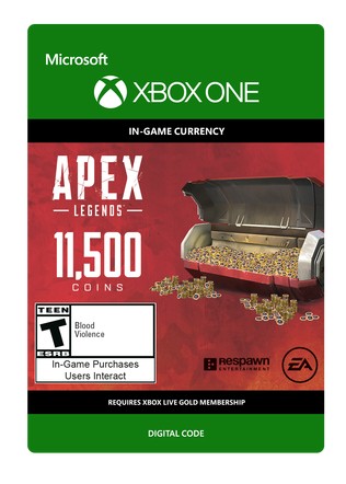 Click to view XBOX Apex Legends 11500 Coins $99.99 eGift XBOX Apex Legends 11500 Coins $99.99 eGift