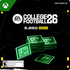 Xbox College Football 26: 5850 Points eGift