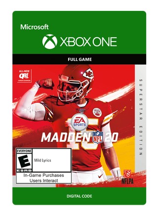 Click to view Xbox Madden 20 Superstar Ed $79.99 eGift Xbox Madden 20 Superstar Ed $79.99 eGift