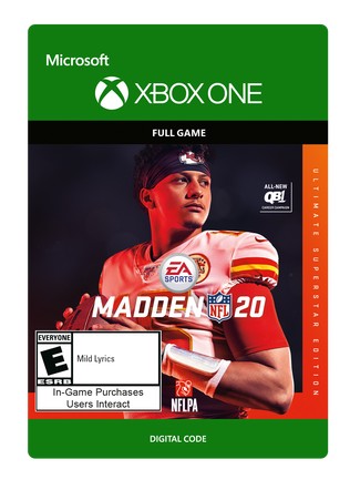 Click to view Xbox Madden 20 Ult Ed $99.99 eGift Xbox Madden 20 Ult Ed $99.99 eGift