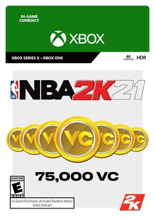 Click to view XBOX NBA 2K21 75000VC $9.99 eGift XBOX NBA 2K21 75000VC $9.99 eGift